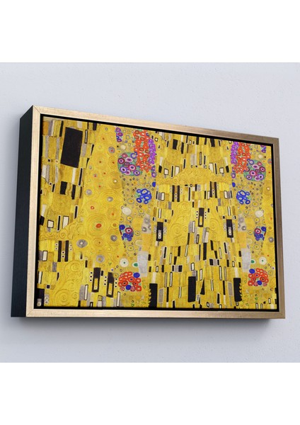 Çerçeveli Gustav Klimt - Öpücük TABLO-7085