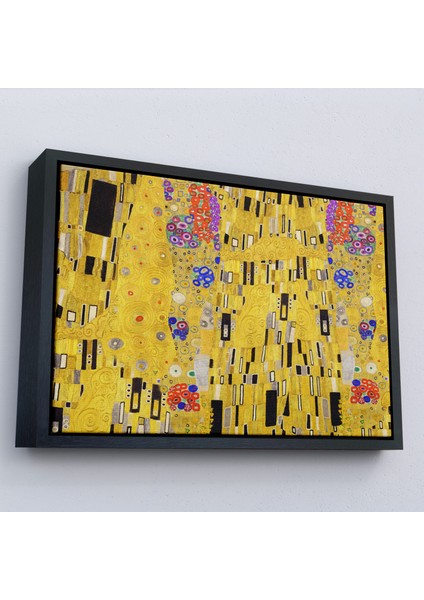 Çerçeveli Gustav Klimt - Öpücük TABLO-7085