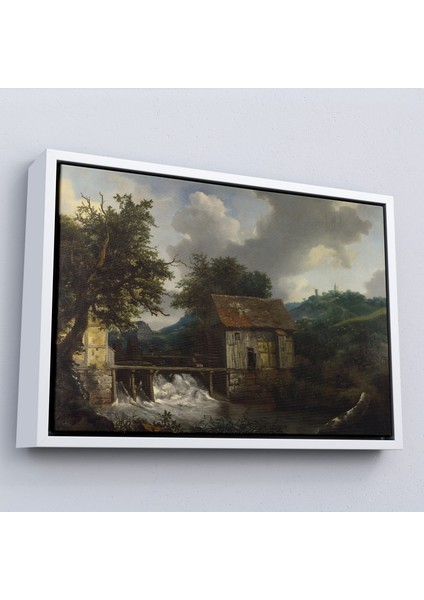 Çerçeveli Jacob Van Ruis - Köy Hayatı TABLOSU-7010 fiyatları