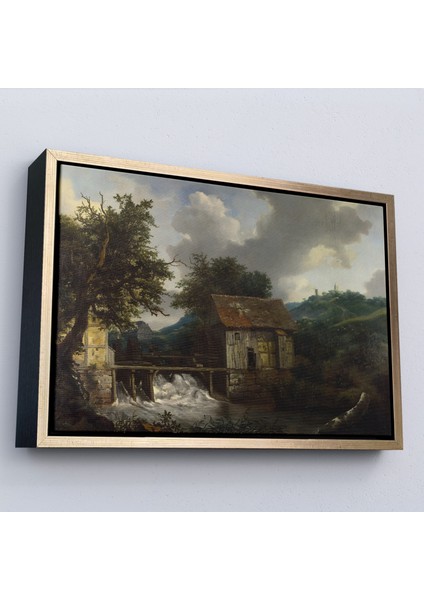 Çerçeveli Jacob Van Ruis - Köy Hayatı TABLOSU-7010 modelleri