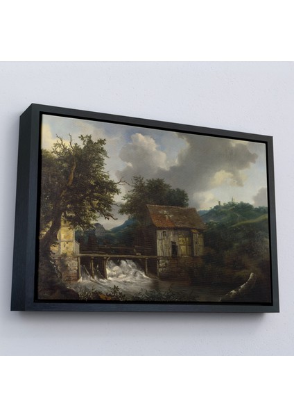 Çerçeveli Jacob Van Ruis - Köy Hayatı TABLOSU-7010 fırsatları