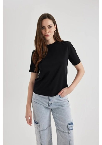 Giyim Odam Bisiklet Yaka Kısa Kollu Tişört