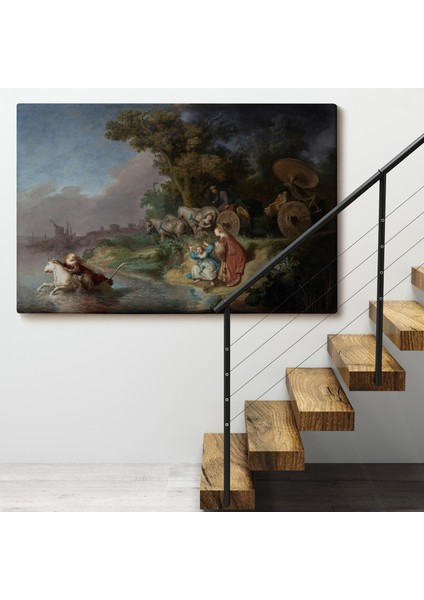 Çerçeveli Rembrandt - Avrupalının Kaşırılışı Tablo - The Abduction Of EUROPA-7138 fırsatları