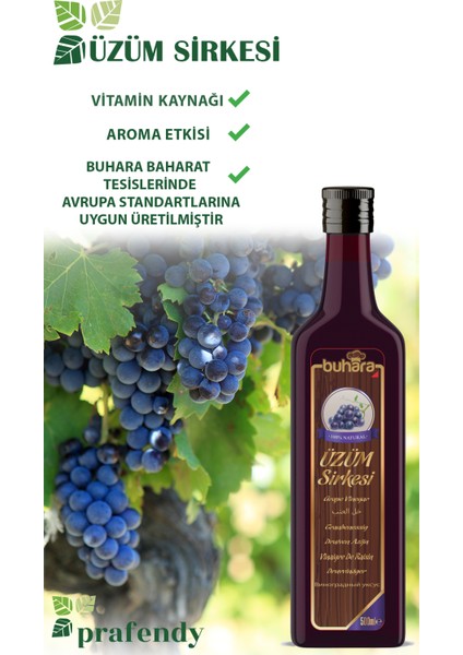 100% Doğal Üzüm Sirkesi Cam Şişe 500 ml fiyatları
