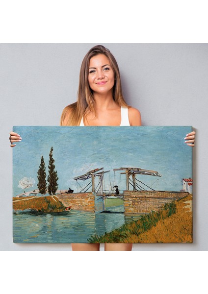 Vincent Van Gogh Arles'taki Langlois Köprüsü Tablo - Langlois Bridge At ARLES-7171 fiyatları
