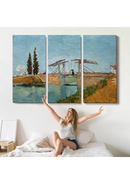 Vincent Van Gogh Arles'taki Langlois Köprüsü Tablo - Langlois Bridge At ARLES-7171 indirimleri