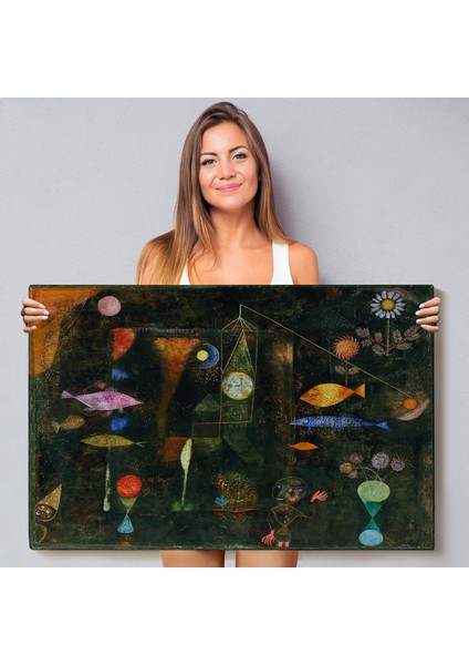 Paul Klee - Sihirli Balık Tablo - Fish MAGIC-7109 fiyatları