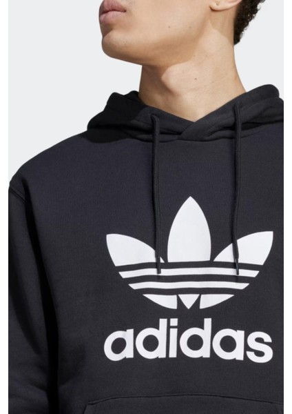 Originals Trefoıl Erkek Siyah Kapüşonlu Sweatshirt modelleri
