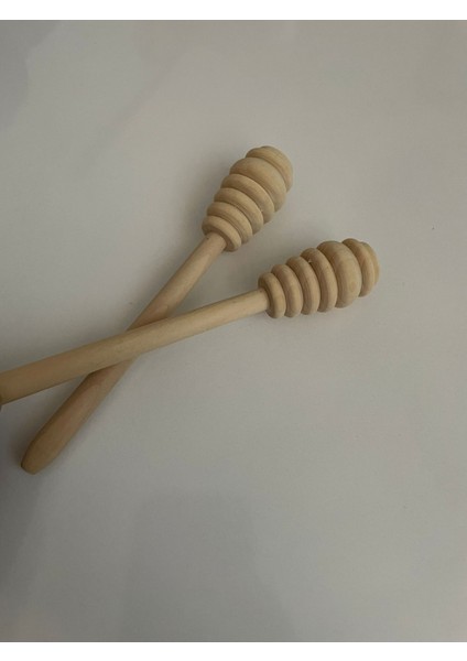 2 Li Ahşap Bal Kaşığı
