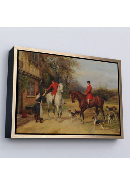 Çerçeveli Heywood Hardy'un Ingiliz Köyü TABLOSU-7017 modelleri