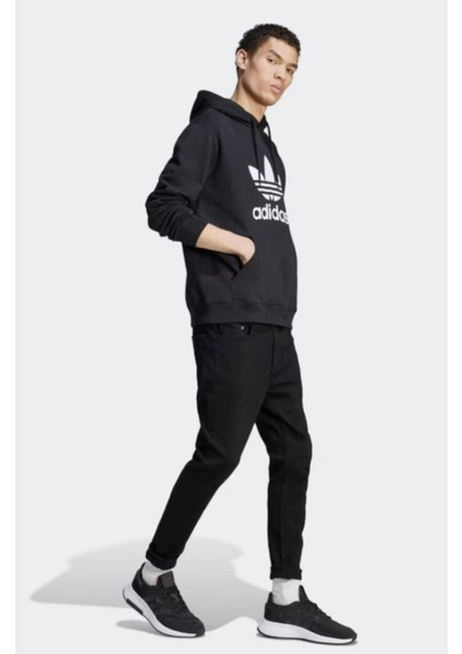 Originals Trefoıl Erkek Siyah Kapüşonlu Sweatshirt indirimleri