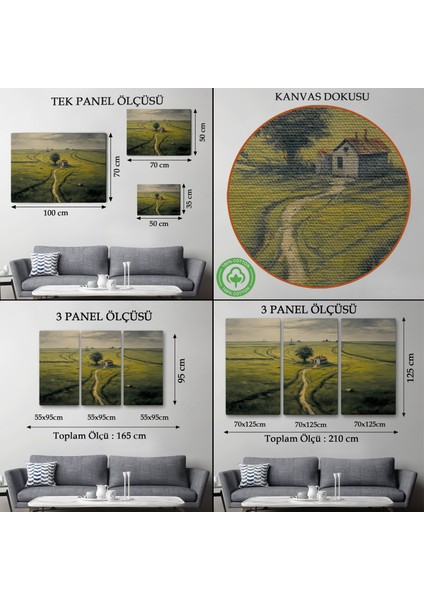 Çerçeveli Hiçliğin Ortasındaki Ukrayna Köy Evi TABLO-7026 modelleri