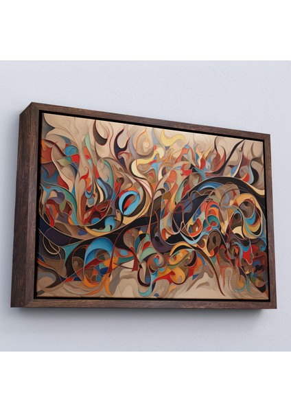 Çerçeveli Dekoratif Arapça Hat Sanatı TABLOSU-7237