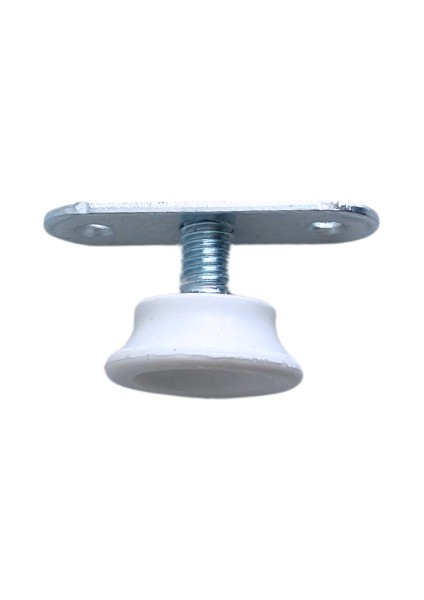 Beyaz Bingo Ayarlanabilir Ayak 8mm Vidalı Masa Ayağı(Takım)(En Düşük YÜK:13MM En Büyük YÜK:22MM)