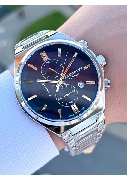 Çelik Kordon Iç Fonksiyonları Aktif 5 Atm Suya Dayanıklı Erkek Kol Saati ELC07835.390