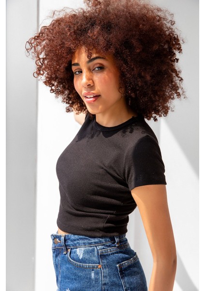 Bisiklet Yaka Basic T-Shirt modelleri