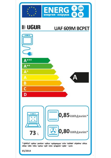 Uaf 609M Ankastre Fırın