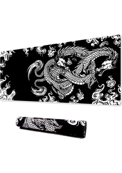 Klassegear Pro 70X30 cm Xl Gaming Oyuncu Mouse Pad Mousepad Dragon Knot