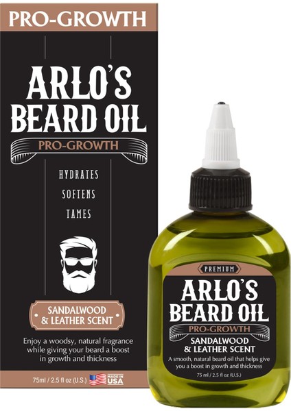 Pro-Growth Sandal Ağacı Ve Deri Kokulu Sakal Yağı 75ml