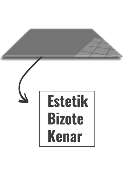 Cam Mouse Pad | Cam Masa Matı | Düz Renk - Gri | Small | 18CM x 22CM