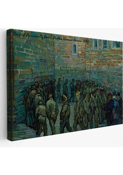 Vincent Van Gogh Tutuklular Çemberi Tablo - Prisoners' ROUND-7180