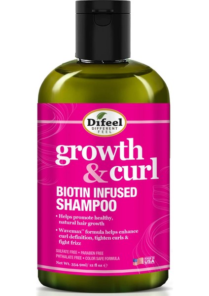 Biotin Growth & Curl Şampuan 354.9ml