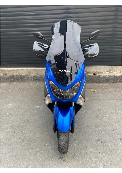 Aras Yamaha Nmax 125 ,155 Ön Siperlik Camı ,72 cm Uzun Tur Camı Füme 2015-2020 -Arasmoto