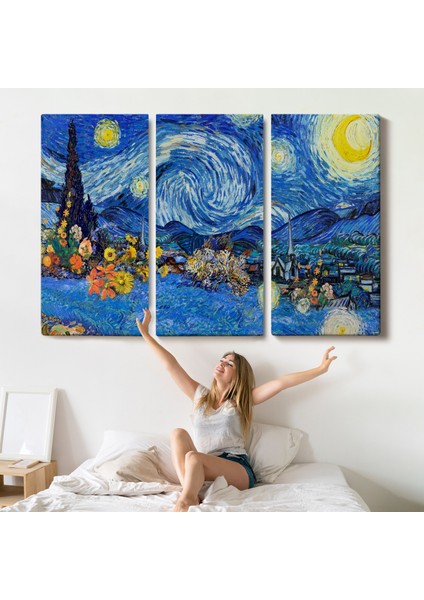 Vincent Van Gogh - Yıldızlı Geceler Tablo - Starry NIGHT-7172 indirimleri