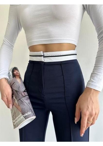 Ters Kemer Classy Pantolon Lacivert fırsatları