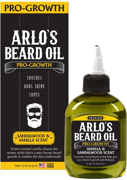 Pro-Growth Sandal Ağacı Ve Vanilya Kokulu Sakal Yağı 75ml