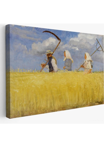 Anna Ancher - Işçiler Tablo - HARVESTERS-7156