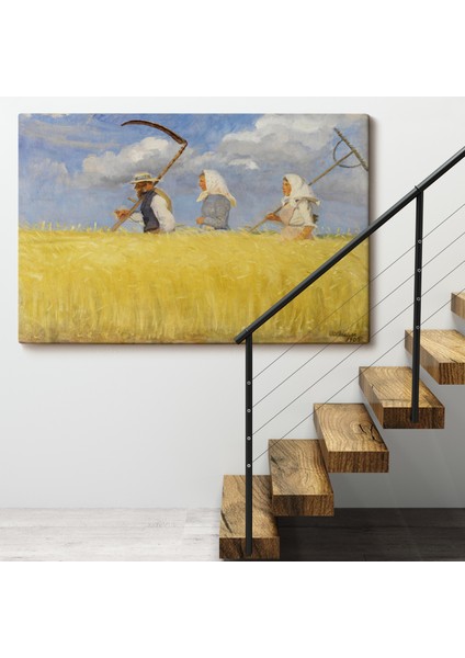 Anna Ancher - Işçiler Tablo - HARVESTERS-7156 fırsatları