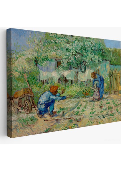 Vincent Van Gogh - Millet'den Sonra Ilk Adımlar Tablo - First STEPS-7164