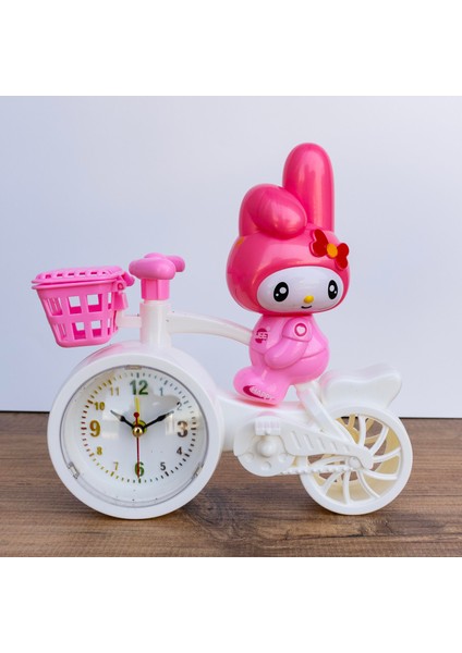 Sanrio My Melody Bisikletli Masa Saati