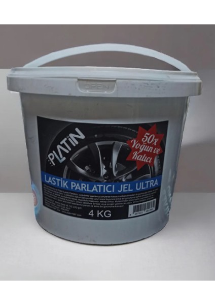 Lastik Parlatıcı Jel Ultra Etkili 4 kg Uzun Süre Kullanım