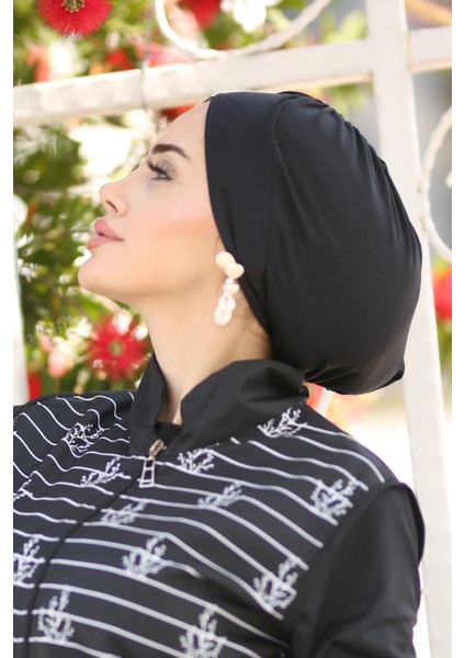 Çift Taraflı Çapraz ve Büzgü Deniz Bone Siyah R-1009 indirimleri