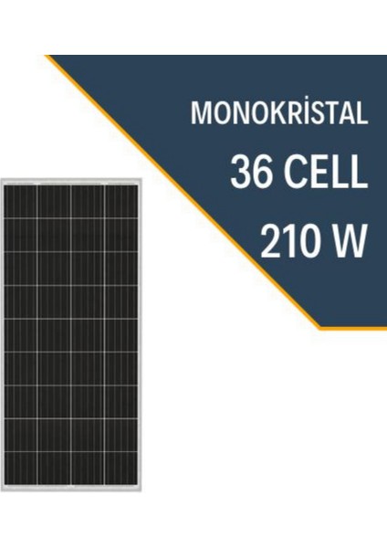 N&D Lighting 210 Watt Monokristal Solar Güneş Enerji Paneli