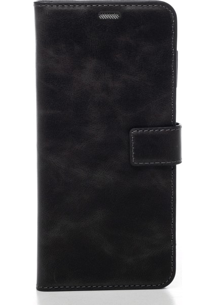 General Mobile Gm 22 Gerçek Deri Uyumlu Cüzdanlı Kapaklı Kılıf