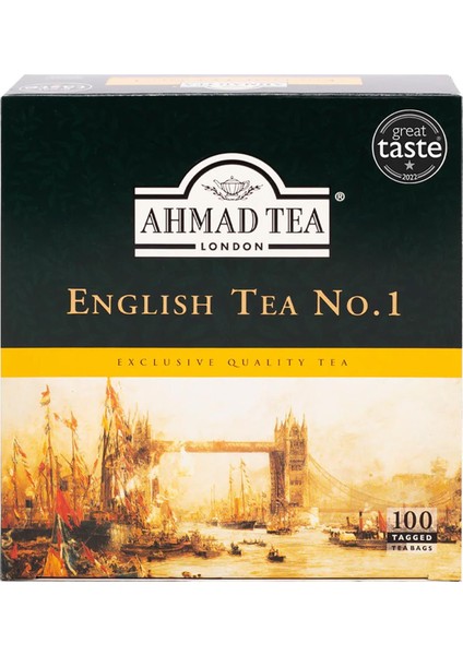 Ahmad Tea English Tea No.1 Bardak Poşet Çay 100 Adet