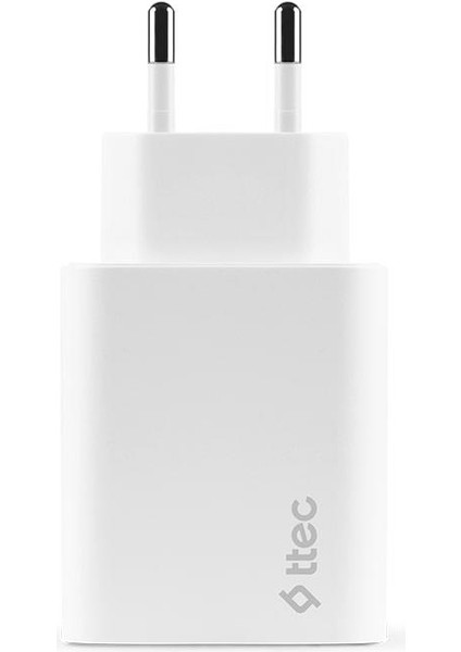 Smartcharger Duo Pd 32W Seyahat Hızlı Şarj Aleti Usb-C + Usb-A Beyaz 2SCS24B