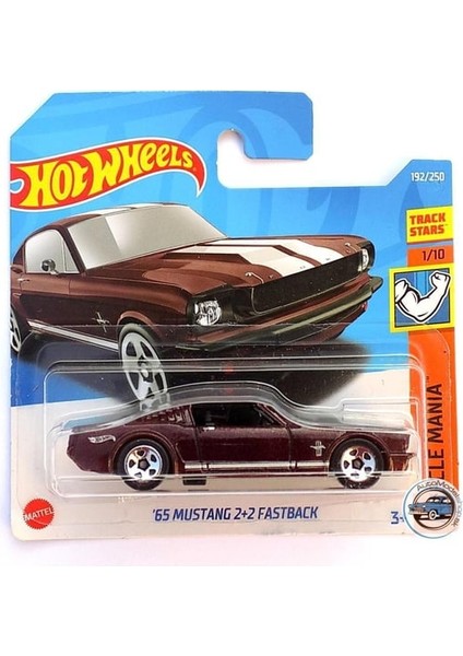 Mattel Hot Wheels 65 Mustang 2+2 Fastback Tekli Araba 5785-HCX81