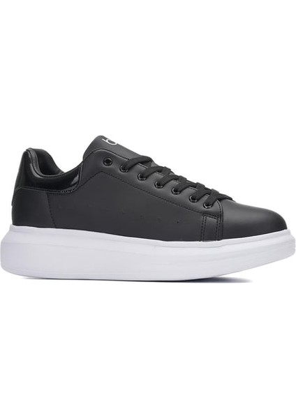 Unisex 36-40 Alex Model Siyah Beyaz Comfort Sneaker