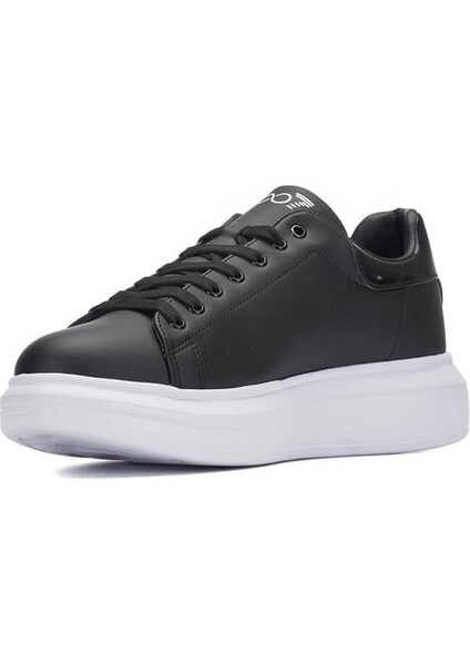 Unisex 36-40 Alex Model Siyah Beyaz Comfort Sneaker