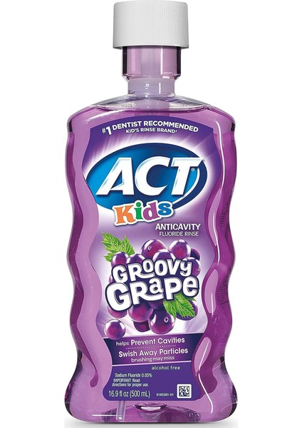 Kids Grape Çocuklar Için Ağız Bakım Suyu 500ml