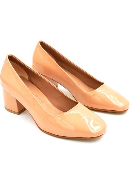 Rugan Topuklu Kadın Ayakkabı Nut fiyatları