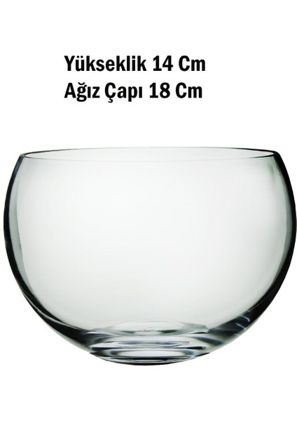 Denizlicam El Imalatı Kristal Sade Kase 1 Adet 1011496 23318 14X18 cm fiyatları
