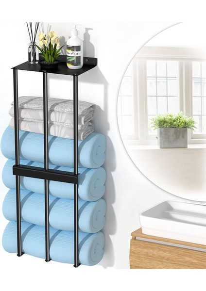 Tasarım Banyo Havluluk Rafı