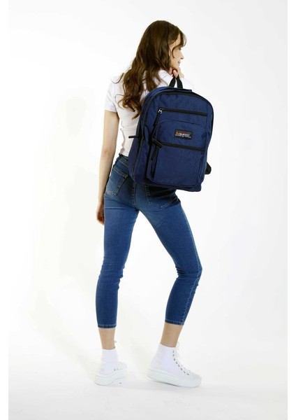 Full Pocket Okul Sırt Çantası Laivert K1601 fiyatları