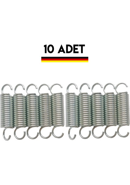 Fırınlanmış Sıkı Sargılı Step Trambolin Yayı 8,5 cm - 10 Adet