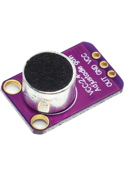 MAX4466 Amplikatörlü Analog Elektet Mikrofon Sensör Ayarlanabilir Kazanç Kontrol Ses Algılayıcı